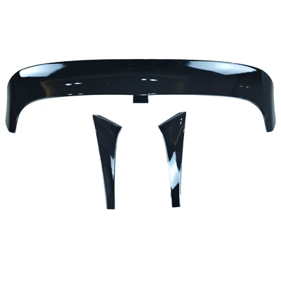 Suitable for Volkswagen Golf 7/7.5R/GTI 14-21 CS tail wing adhesive installation of three-stage large disturbance (Big Surrounded) - glossy-black