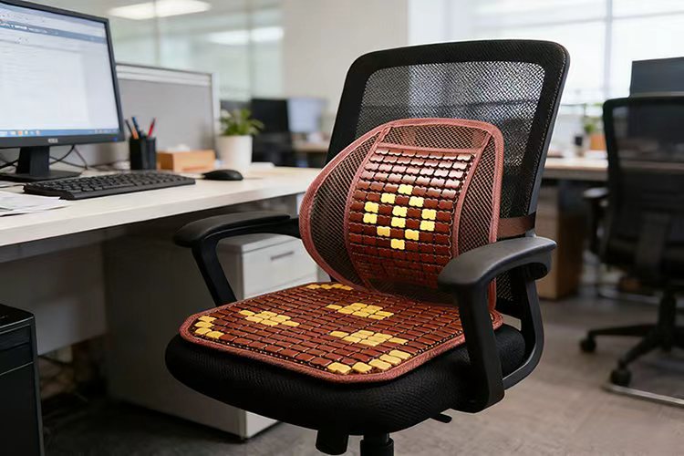 Cross-Border Supply of Car Bamboo Seat Cushions, Single-Piece Bamboo Cooling Mats, Ice Mats, Rear Seat Ventilation, Suitable for Long Sitting, Universal for All Seasons