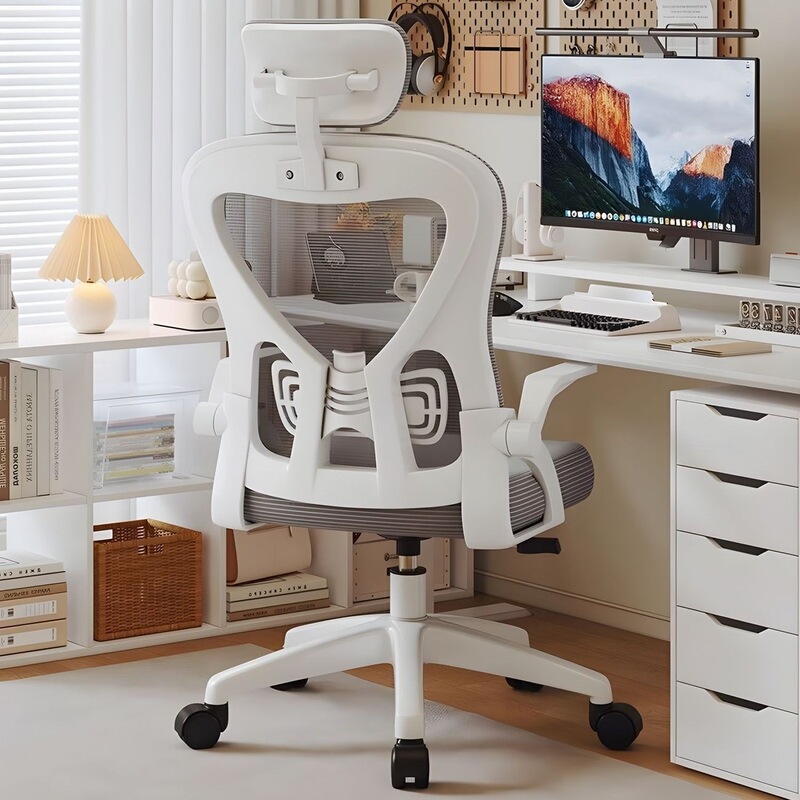 Computer chair with lumbar support, comfortable for long-term sitting, office chair, comfortable for home use, study, gaming, ergonomic chair Computer chair with lumbar support, comfortable for long-term sitting, office chair, comfortable for home use, study, gaming, ergonomic chair