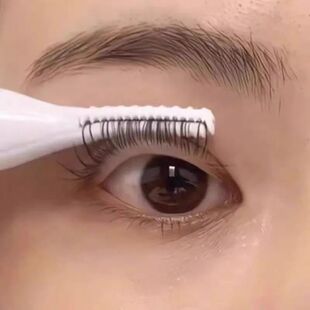 It Only Takes 10 Seconds to Curl Your Eyelashes! Electric Eyelash Curler, Electric Hot Curler, Sunflower, One-Piece, Others