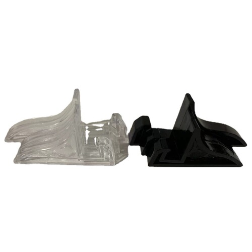 Plastic stand stone plate frame stand black craft plate stand 3D display stand frame print bracket wholesale