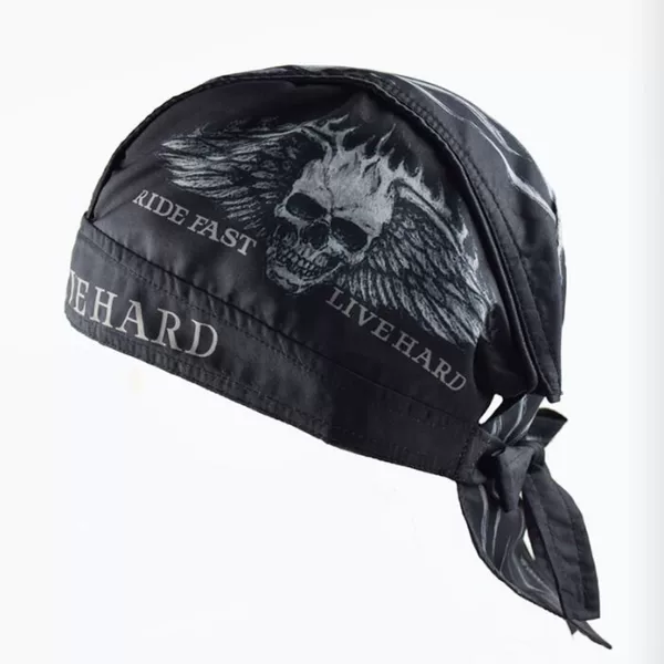 Cross-Border Cycling Pirate Hat for Men, Outdoor Quick-Drying Cycling Sports Headscarf, Moisture-Wicking, Breathable, Sun-Protective Headgear, One Size Fits All