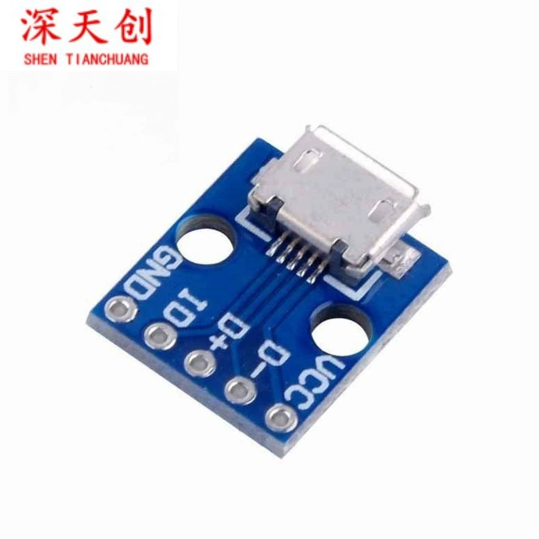 MCU-micro USB разъем разъем блок питания поворотный интерфейс макета 5 В модуль питания разработчик платы