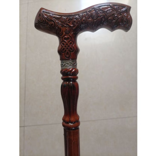 Solid Wood Crutches, Beech Wood Crutches, Non-Slip Canes, Wooden Handles for the Elderly, Carved Crutches for the Elderly, Crutches, Canes