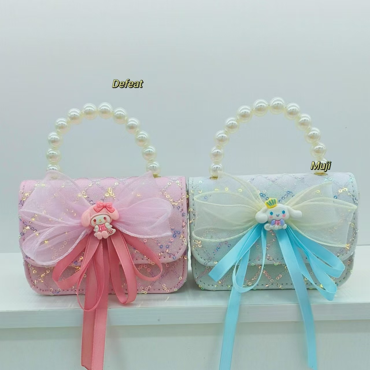 Bolso de perlas bolso de accesorios de cinturón Melody Kullomi bolso de princesa infantil bolso de Año Nuevo para niñas bolso pequeño