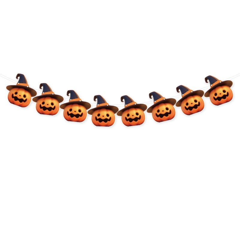 ハロウィンドア吊り下げハロウィンパーティー装飾カボチャコウモリドア吊り下げゴーストフェスティバル装飾雰囲気装飾小道具|undefined
