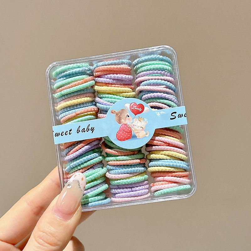 1 piece of 2# spring color threaded thumb rings, 90 pieces