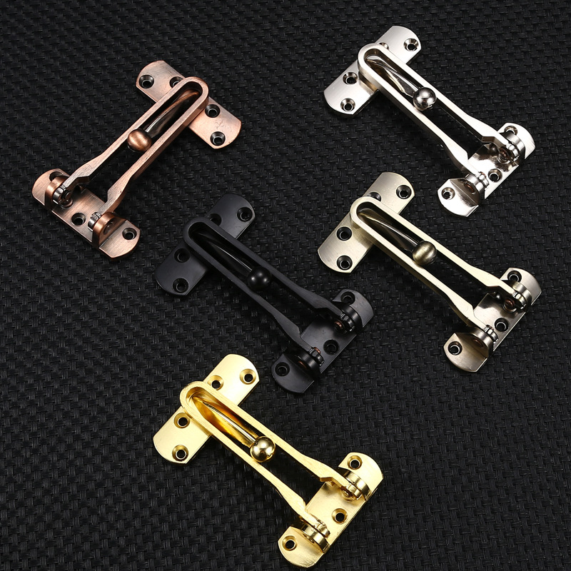 防盜扣酒店房門賓館搭扣防盜扣酒店鎖扣鋅合金門扣保險反鎖插銷扣