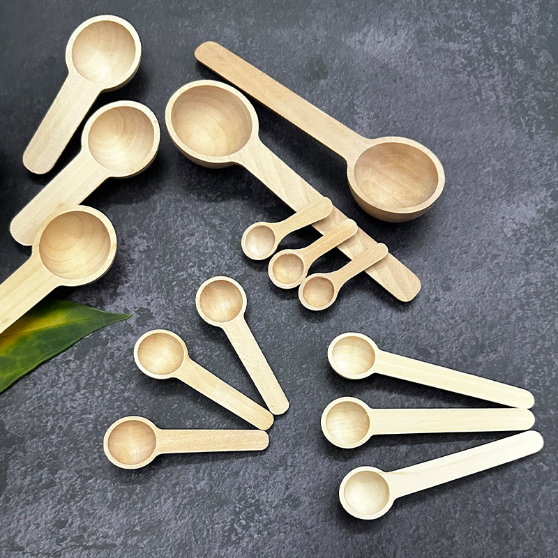 Cuchara de madera cuchara de leche en polvo cuchara de madera mini cuchara de madera cuchara de madera de alto valor infantil cuchara de madera cuchara accesorios cuchara pequeña cuchara al por mayor