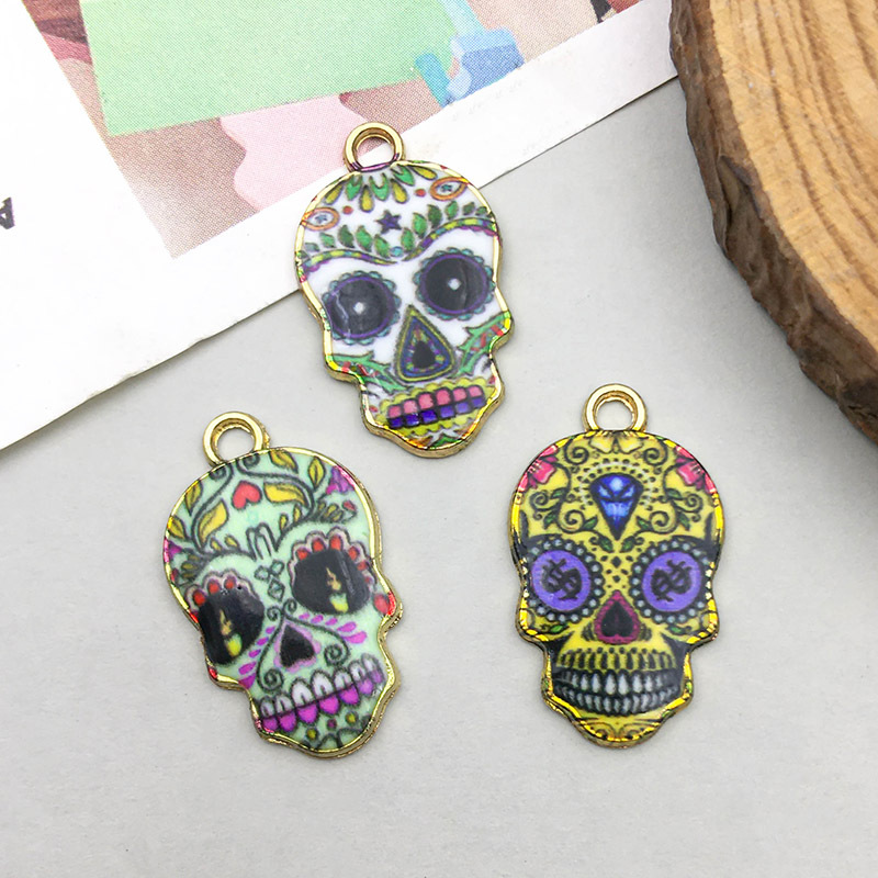 1 Piece 1 Set Alloy Skull Pendant display picture 4