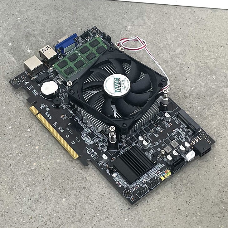 B75 K9-Eth Control Motherboard Can Expand 24-Disk Nas Black Synology Fei Niu Network Data Storage