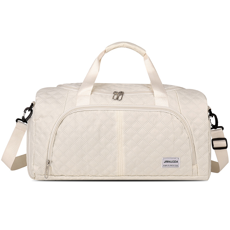 Bolsa de viaje de separación seca y húmeda de color sólido de gran capacidad, bolsa de viaje al aire libre, bolsa de equipaje de almacenamiento de ocio de todo fósforo al por mayor