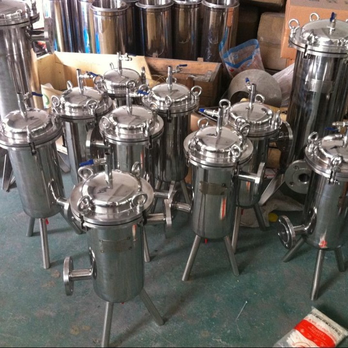 上海阀门 304不锈钢袋式过滤器 过滤机 不锈钢过滤器 工业水处理