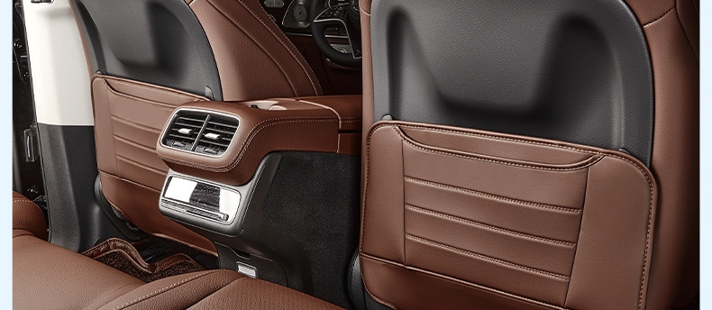Suitable for Mercedes-Benz Gle350/450 Seat Anti-Kick Pad Gls450 Rear Backrest Anti-Kick Pad Interior Decoration Supplies