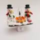 Cross-border explosions Halloween ghost flashing lights home children's room background decoration creative resin crafts ornaments