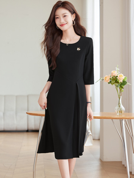 Autumn dress sleevless