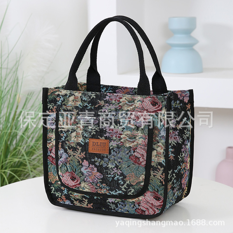 新しいファッションシンプルなハンドバッグ民族風出勤レジャー携帯バッグ卸売りママバッグキャンバスバッグ|undefined