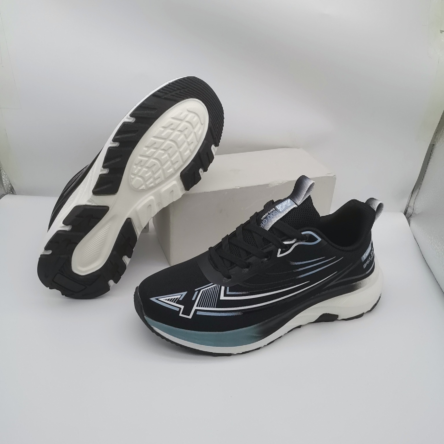 39-44 Tamaño Fujian parche zapatos de hombre mesh transpirable zapatos deportivos casuales zapatos de baloncesto zapatos de carreras para estudiantes