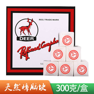 300g red deer brand natural camphor block fragrance factory direct sheet camphor ball pure moisture-proof dry