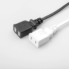 Two-plug power extension cable TV fan speaker electric car charger two flat male and female sockets 5 meters household connection cable