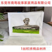 伟人头像主席毛泽东毛主席领袖肖像橘子洲头石像雕像湖南湘绣刺绣