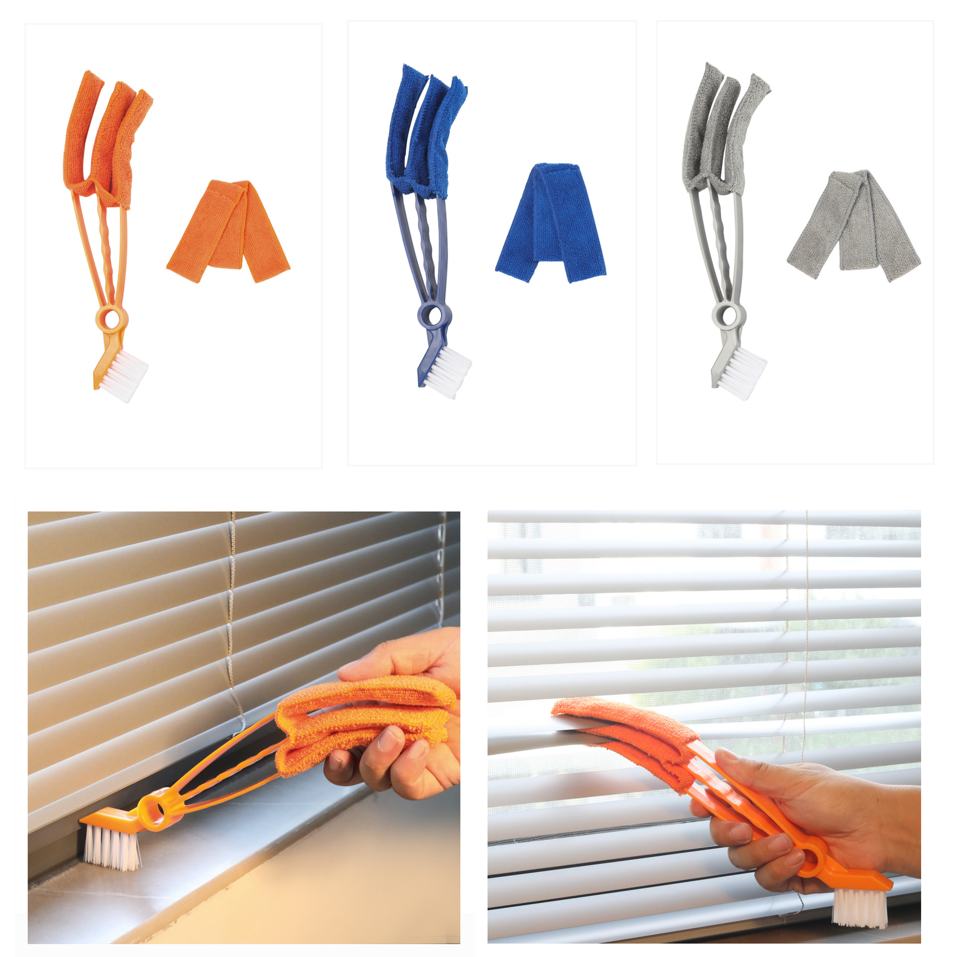 New Venetian window brush cleaning tools air conditioning air outlet brush removable and washable dust removal brush household gap brush