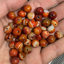 红玛瑙圆珠10mm战国红批发一手货源金刚菩提配饰E18