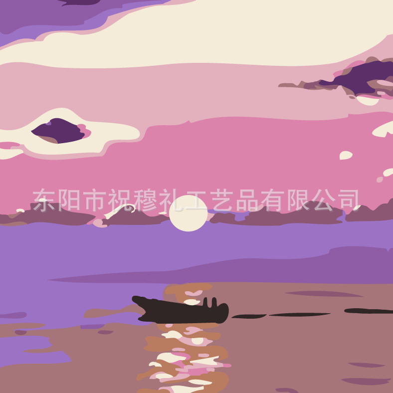 DIY digital pintura al óleo tulipán hecho a mano paisaje color pintura estudiante niños educativos color pintura relleno pintura al por mayor