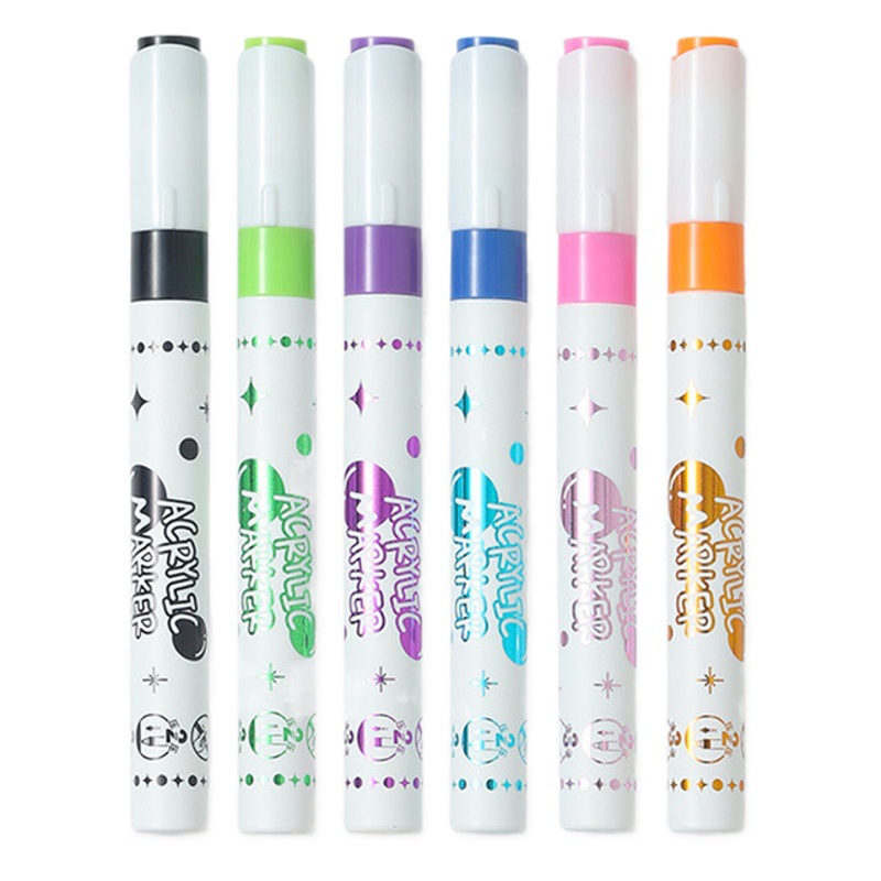 Morning Light Acrylic Marker Apmt80C1 Triangular Easy-Grip Children's Set Student Coloring Pens Watercolor Pens