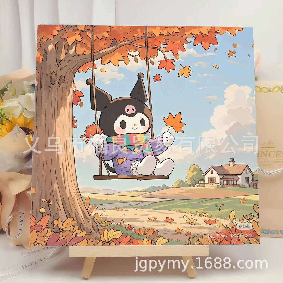 Набор алмазной мозаики DIY 30×30 см, деревянная рама, стразы и инструменты для выкладки