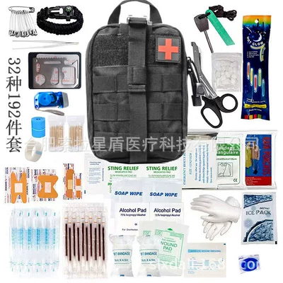 Emergency Kit Equipment Training First – Kempinq və səyahət - black-empty-bag-as-shown-in-the-picture