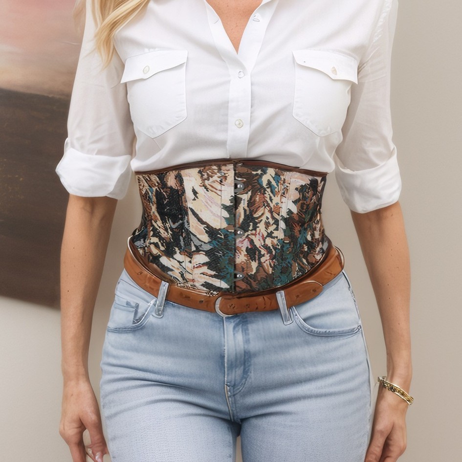 Nuevo café corto para mujeres cintura cinturón cintur