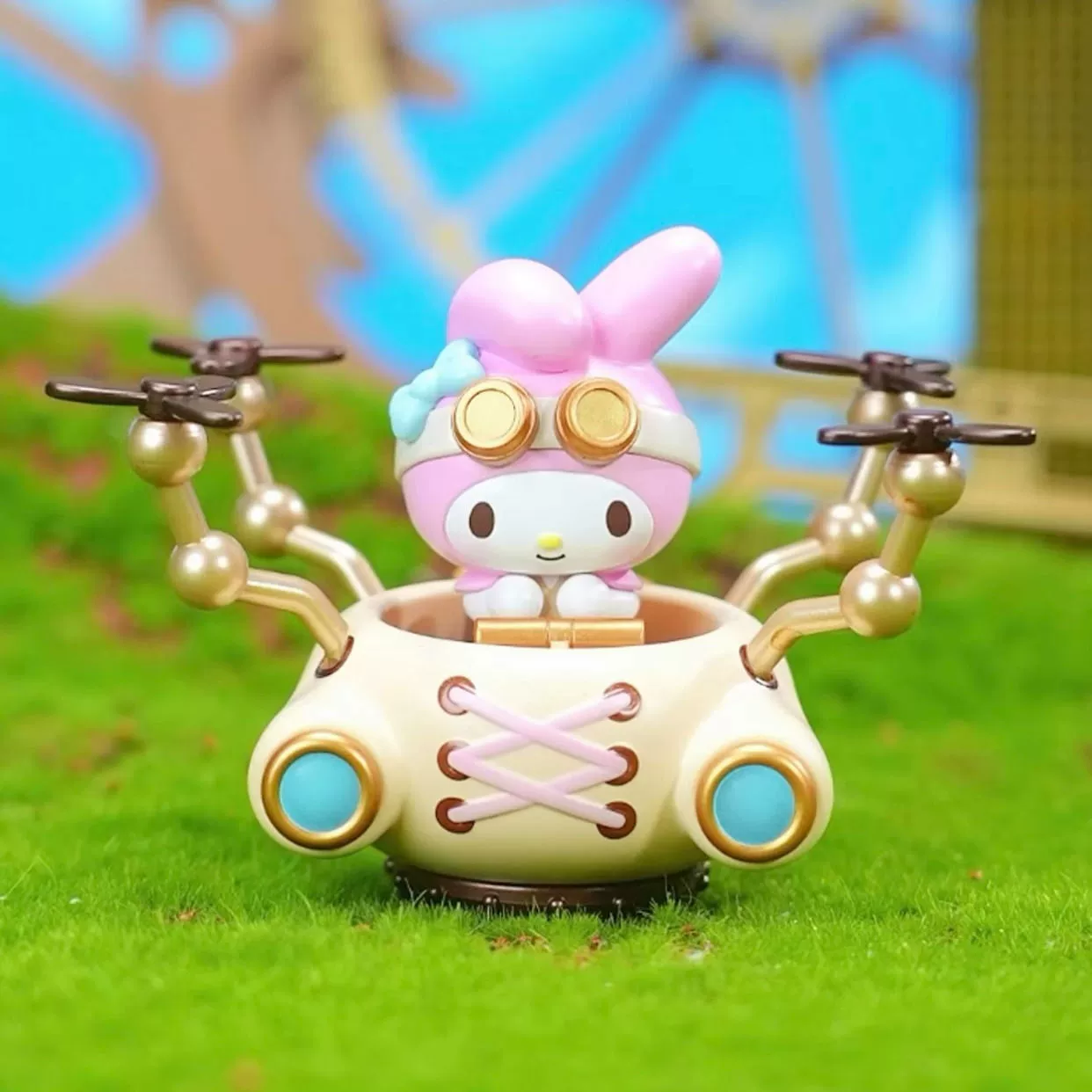 Фигурки в слепой коробке (Sanrio) сериa стимпанк — Kuromi и Hello Kitty, коллекционные украшения, сюрприз 6+ вариантов