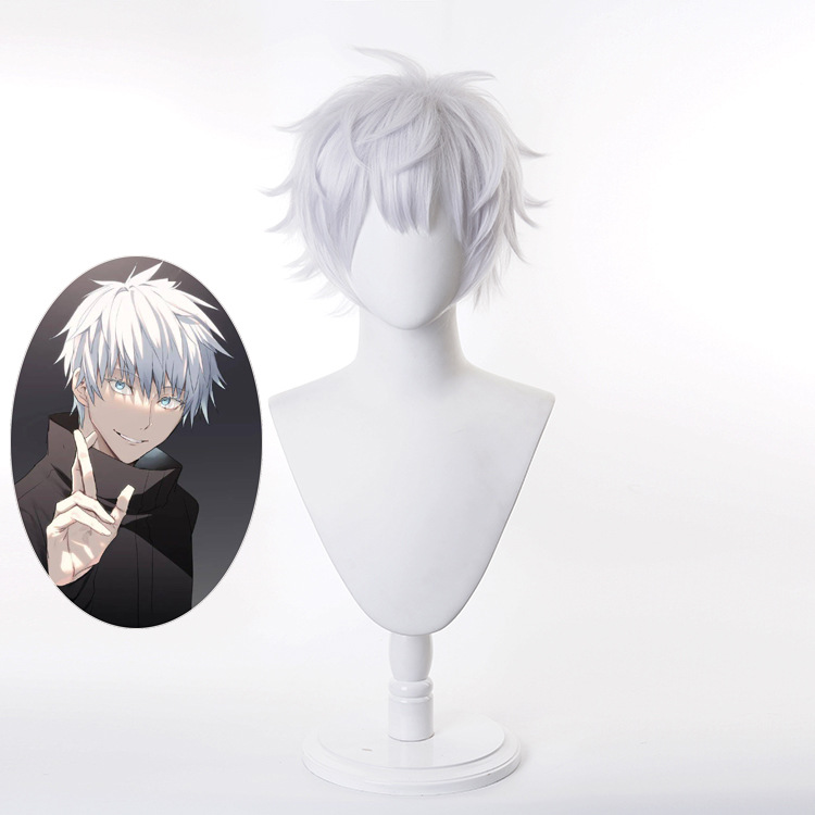 [Haohang] Processing Customized Long Hair Short Hair Wig Anime Cosplay Costume Animation Props