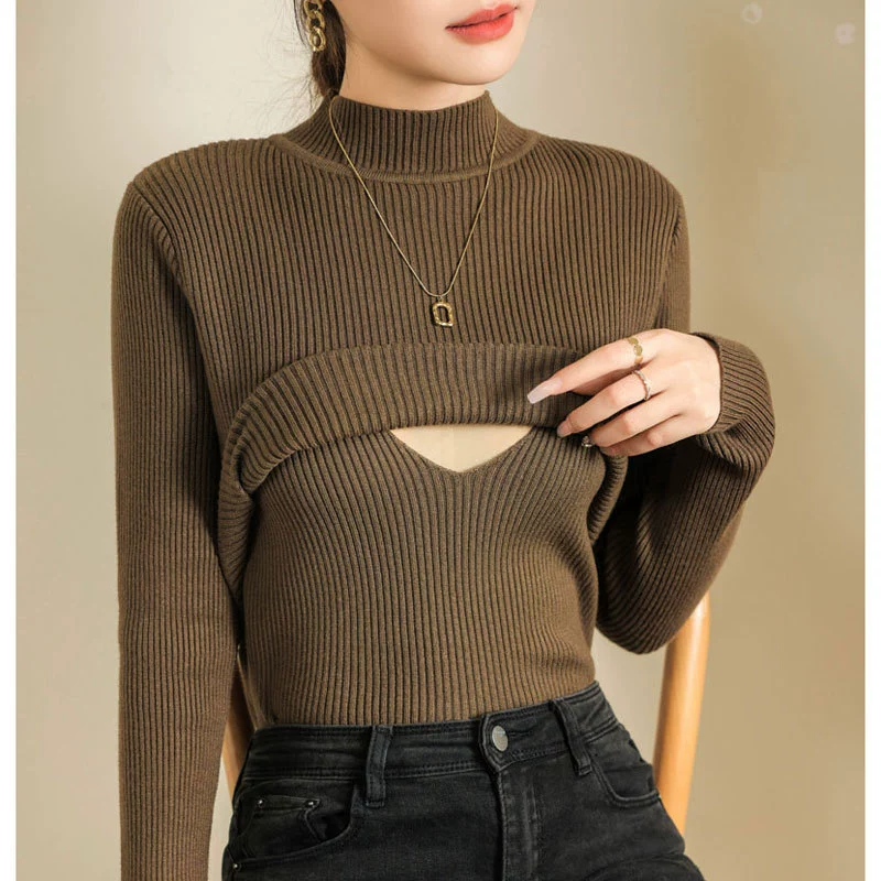 Кормящие свитера для кормления Мода для кормления осенью и зимой