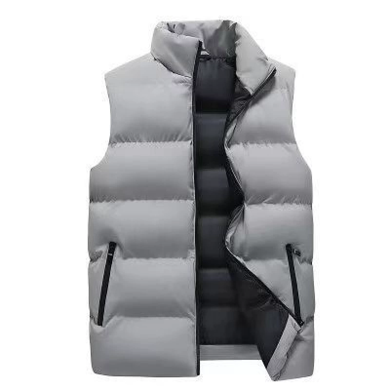 Трансграничные мужские куртки европейские и американские теплые хлопковые жилеты мужские осенние и зимние повседневные плюс размер жилет без рукавов