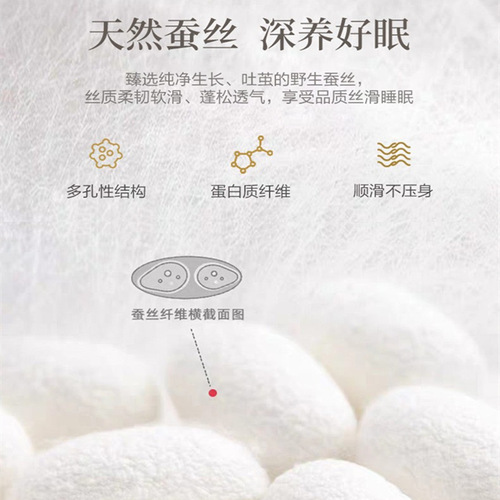 Luxury Five-Star Hotel Silk Pillow Core Single Pillow Neck Support Sleep Aids Home Student Low Pillow