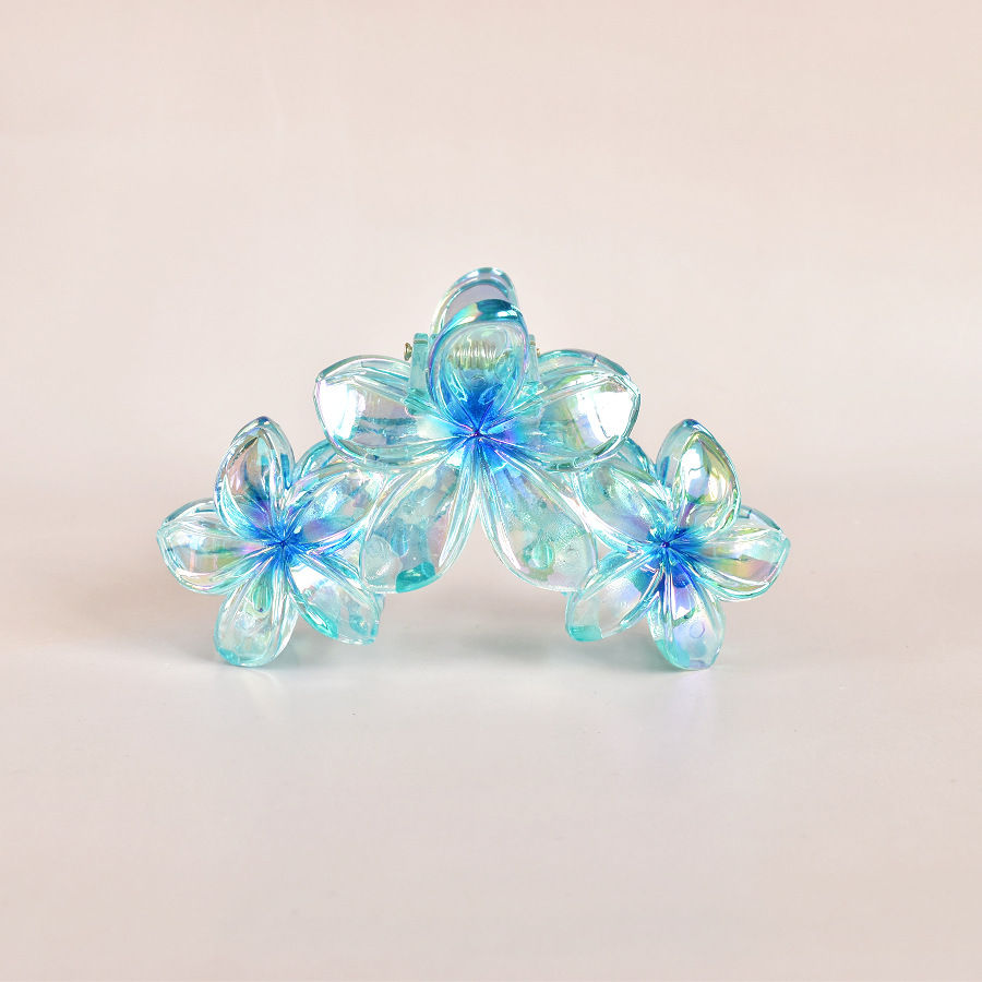 86g Weight Hair Clip, Hair Claws Hair Accessories Type 1 Piece Quantity Holiday, Daily, Selfie Occasion Plastic Material Flower, Fish, Shark, Plumeria Pattern All Seasons Season Women's Gender Cute Style Cute Women's Flower Fish Shark Plastic Hair Clip Hair Claws 10
