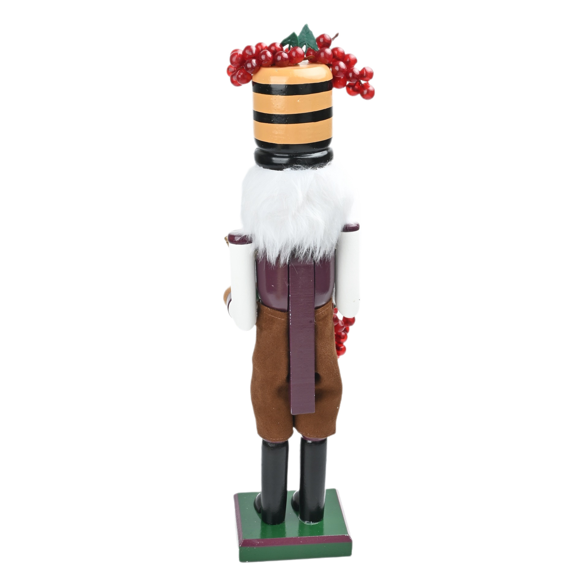 Hombre de vino cascanueces soldados marionetas 38CM decoración de Navidad ornamentos artesanías