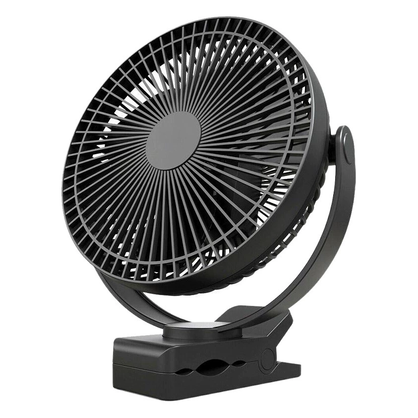 ATEnge зарядный электрический вентилятор домашний настольный вентилятор мини портативный длинный срок службы 8 дюймов USB зажим вентилятор