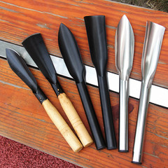 Digging pointed shovel for household gardening, loosening soil and driving to the sea, digging wild vegetables and pulling weeds, stainless steel garlic seedling shovel, wild vegetable shovel