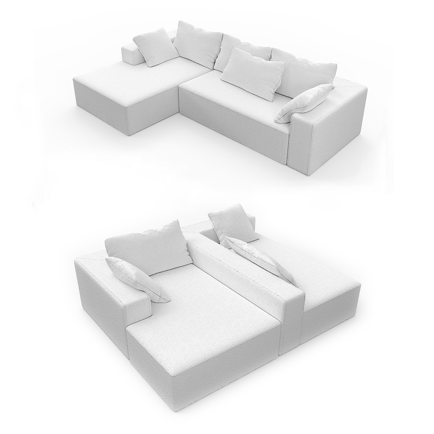Transfronterizo nuevo estilo nórdico simple esponja combinación sofá cama de empalme sofá sala de estar combinación esponja sofá al por mayor