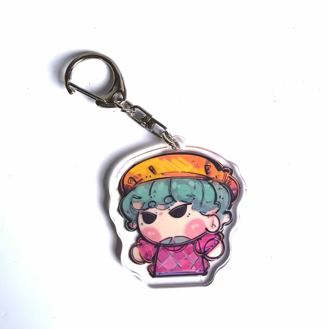 KPOP Caza de brujas perimetral llavero acrílico colgante bolso escolar de alto valor bonito decoración pequeño regalo