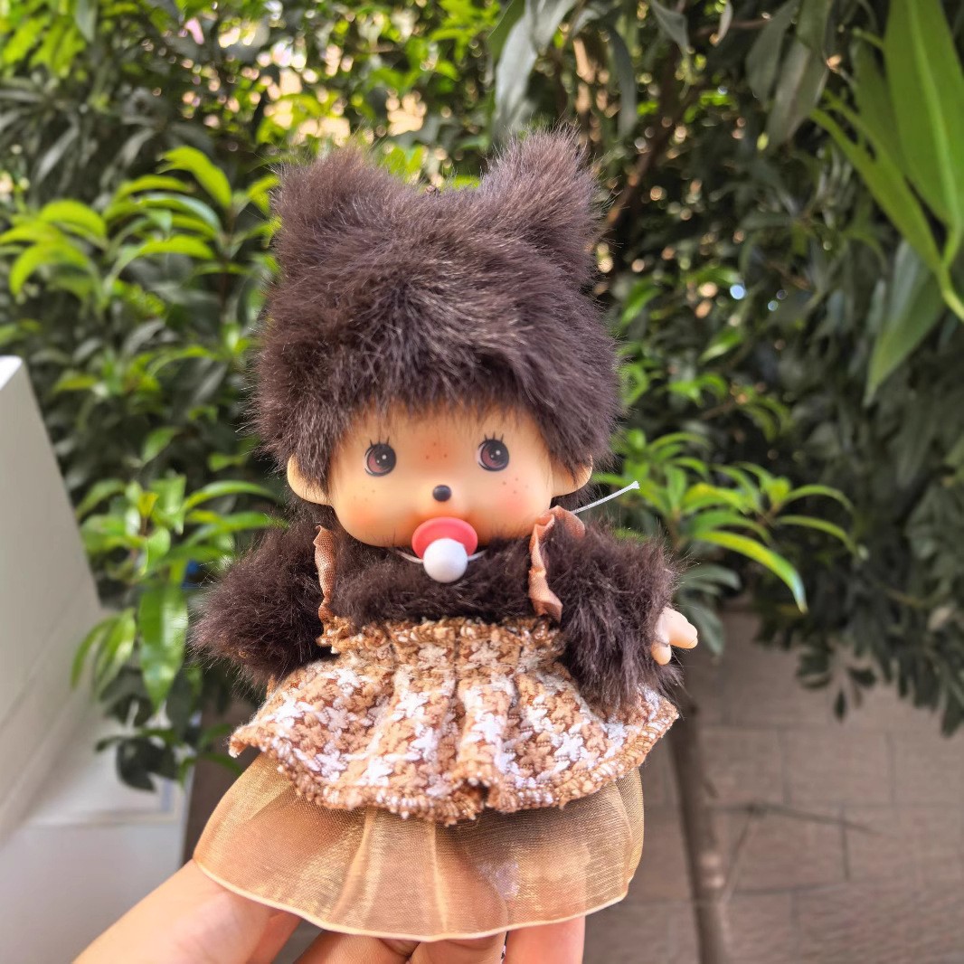 Monchhi-chi Pendant With Pants Outfit Creative Plush Doll Toy Clothes_voghion.com