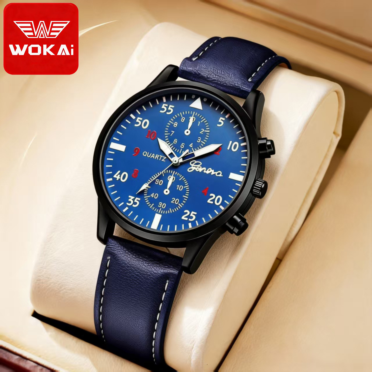 Cross-Border New Fashion Business Style Belt Watch Light Luxury Alloy Versatile High-End Men's Watch Wholesale