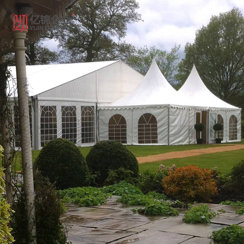 户外欧式铝合金婚礼婚庆篷房双峰尖顶晚宴派对活动棚wedding tent