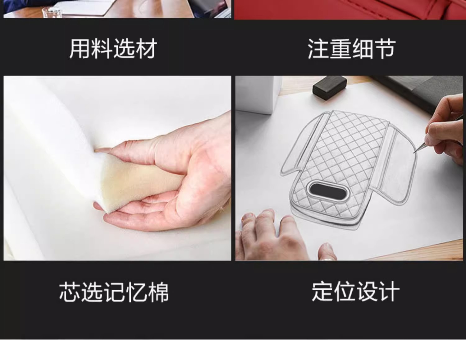 Car Armrest Box Pad Storage Bag Car Tissue Box Central Elbow Heightening Pad Protective Cover Anti-Slip Design