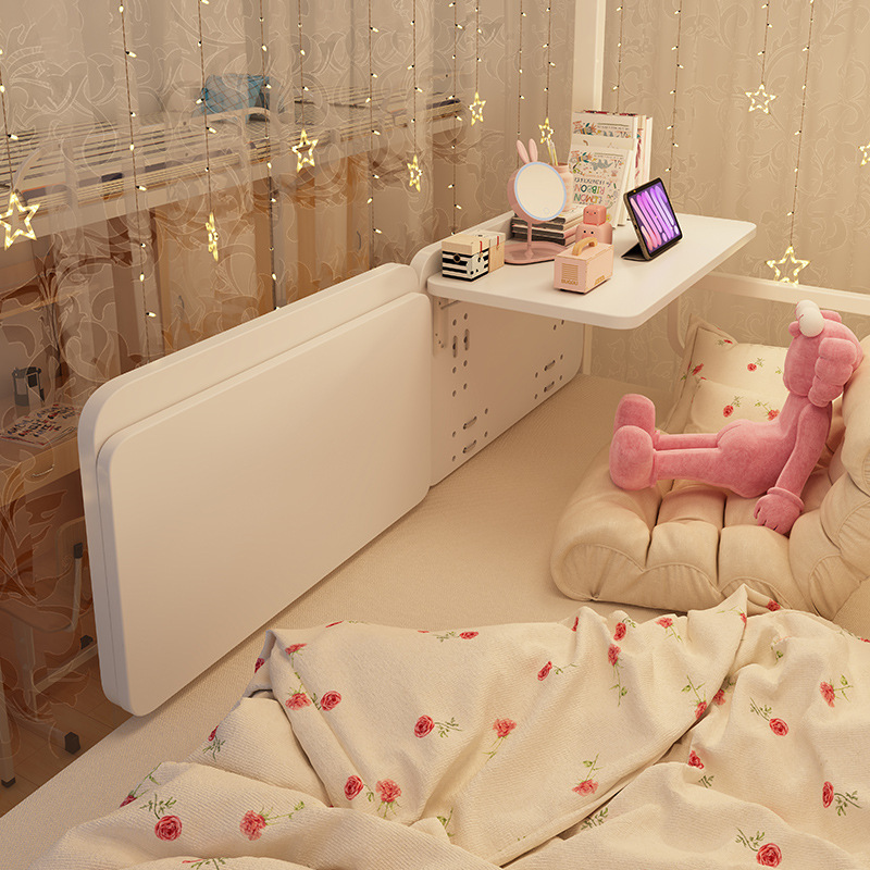 Bed Computer Desk College Student Dormitory Study Desk Hanging Lazy Folding Desk Bedroom Upper Burd Lower Burd Writing Desk