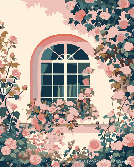 Pintura al óleo digital DIY pintura al óleo hecha a mano para colorear lona núcleo de pintura acrílica serie de estilo explosivo al por mayor y al por menor