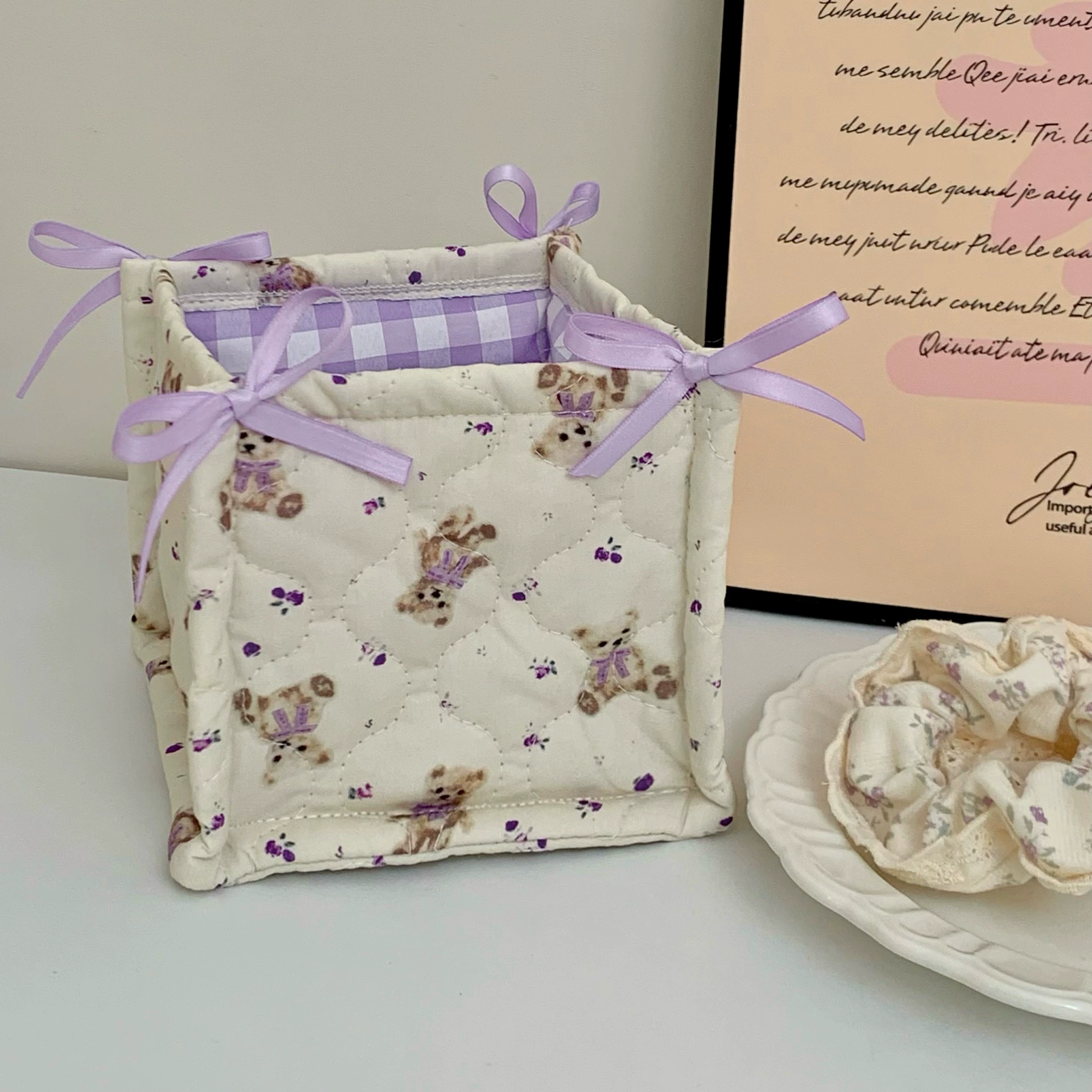 High quality table cute storage basket, storage system, storage box